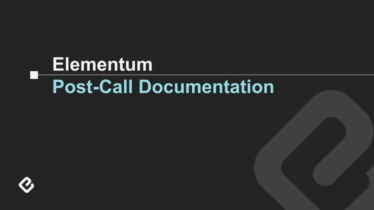 How AI Automates Post-Call Documentation for Case Managers (Elementum Care Planning Center Demo)